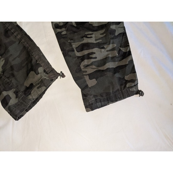Social Standard Sanctuary Camo Pants Size XL Green Drawstring Hem Pockets - Picture 5 of 16